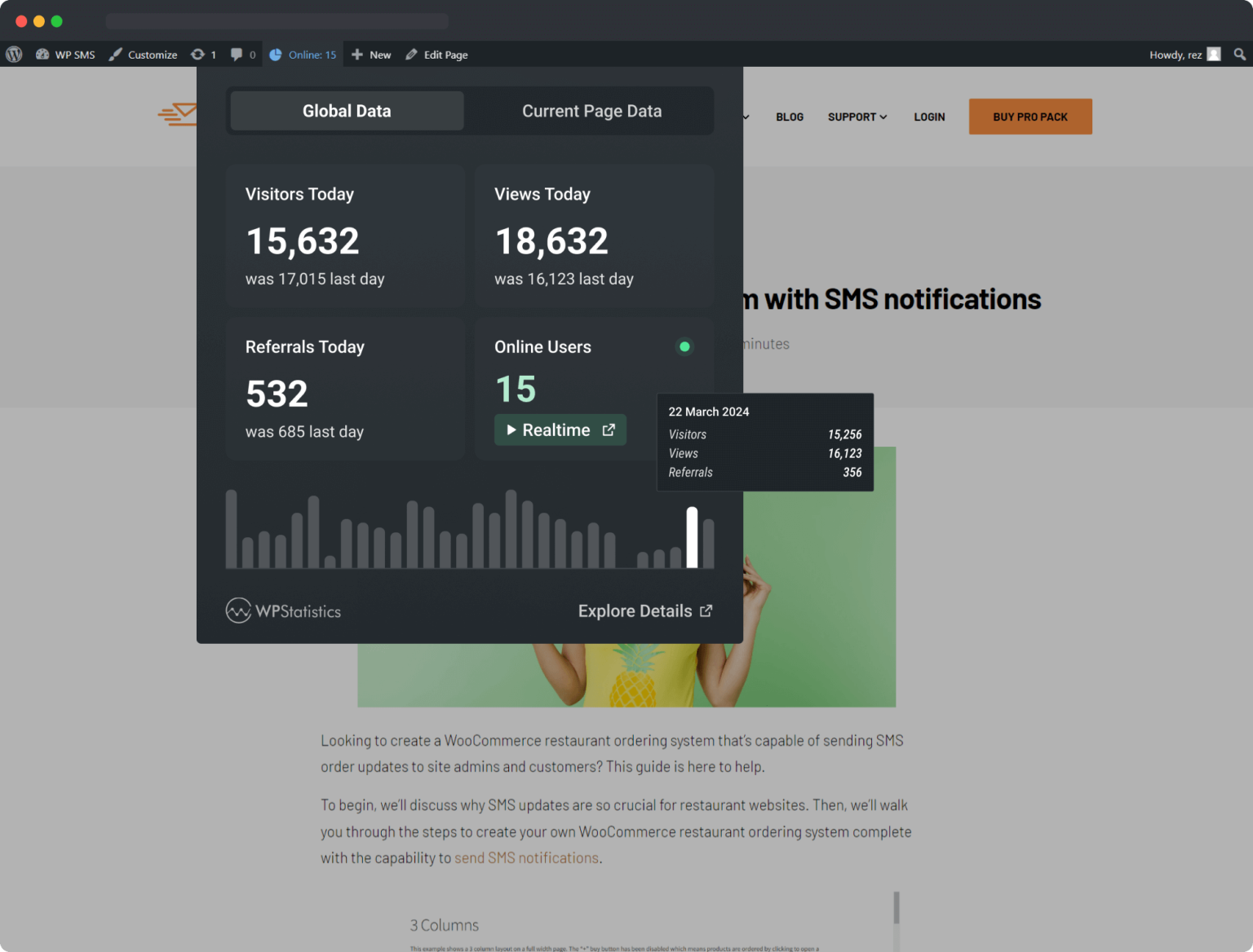 Discover The New Mini Chart Design In WP Statistics V14.9 - WP ...