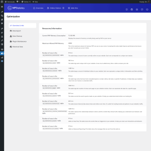 Optimization: Data overview