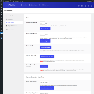 Optimization: Data cleanup