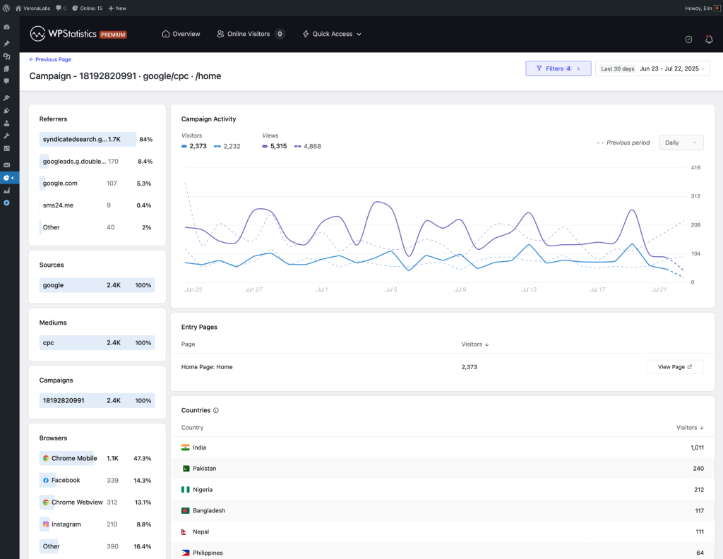 Campaign Analytics Insights