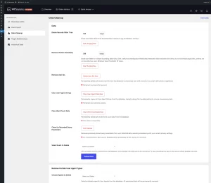 Optimization: Data cleanup