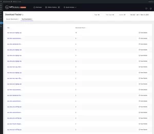 Data Plus: Download tracker
