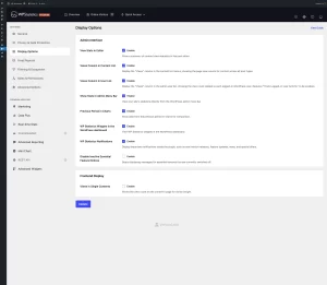 Settings: Display