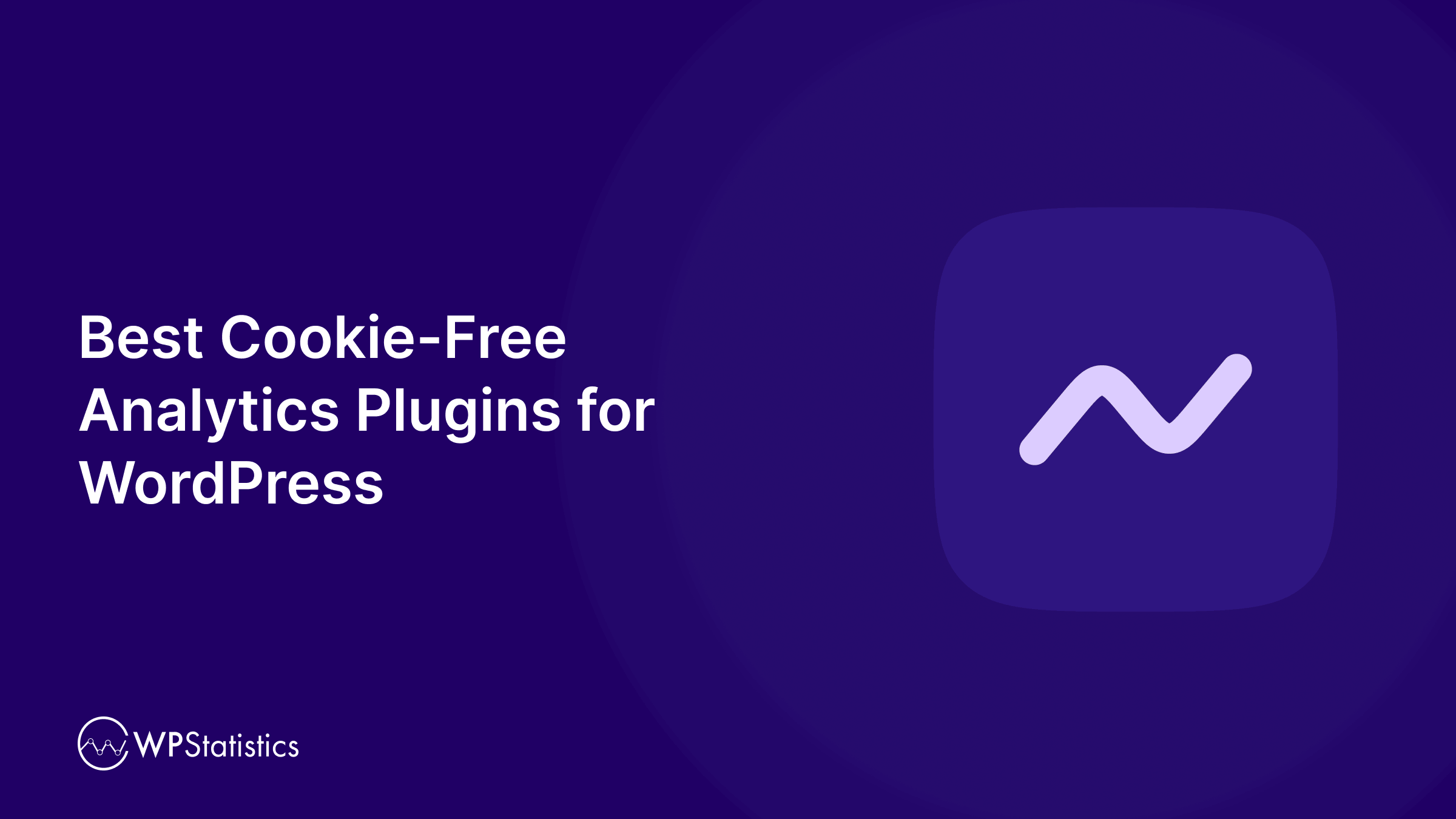 Cookie-free WordPress analytics plugin comparison illustration